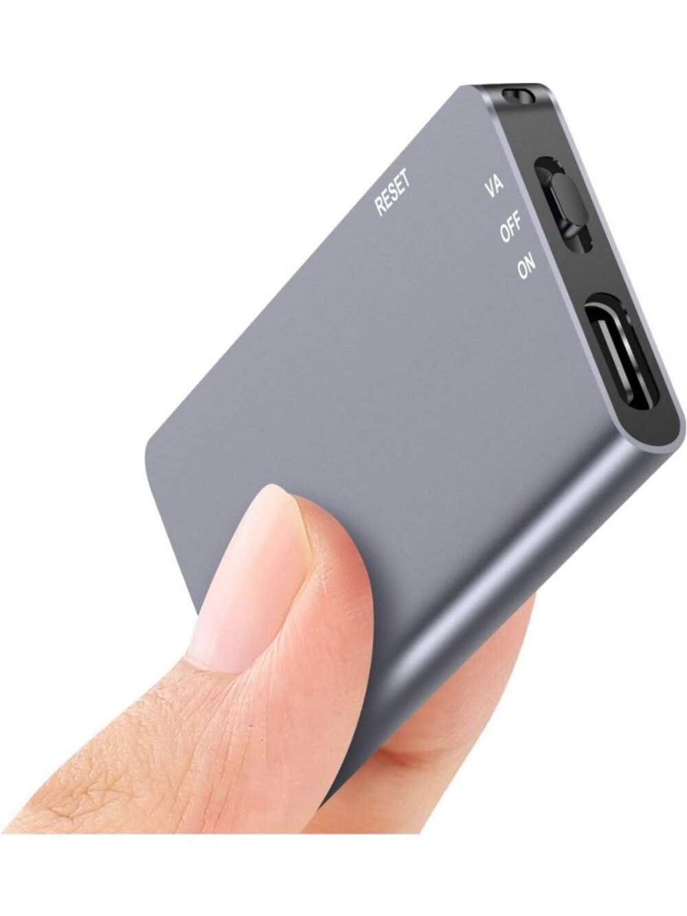 64GB Voice Activated Recorder - 40H Continuous Recording, AI Noise Reduction